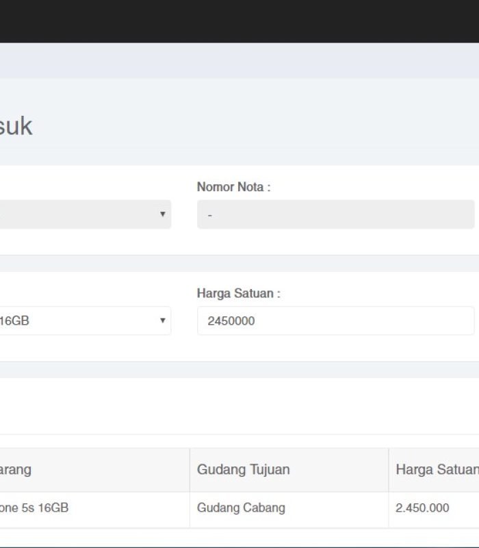 Inventory Mobista-Software